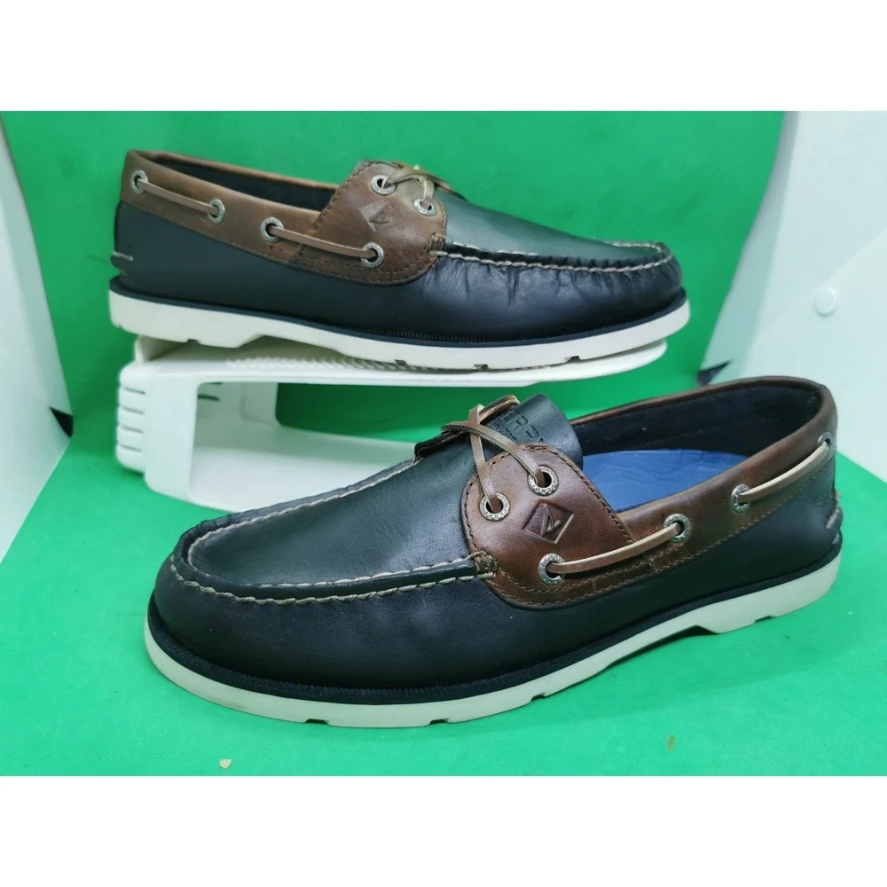Sperry Top Sider A/O 2-Eye Boat Shoes Men Deck Shoes Sailing Shoes Size 7 M